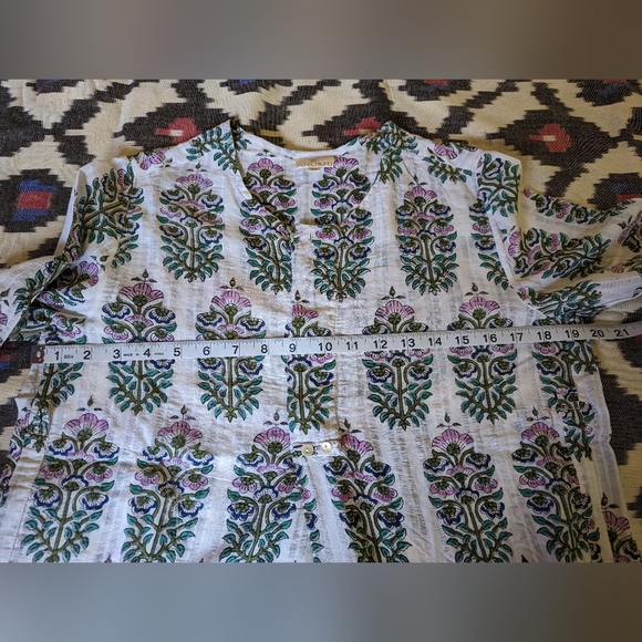 Anokhi hand block printed Women's top - Picture 5 of 6